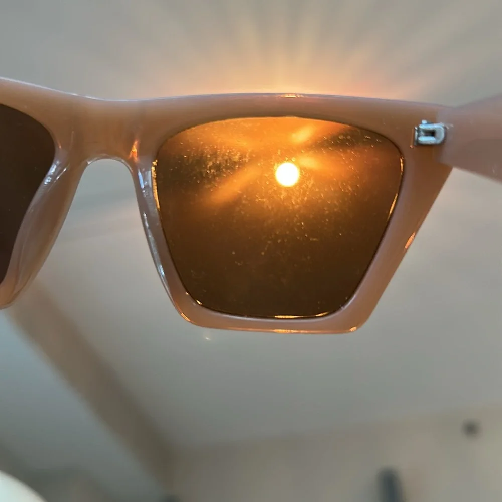 Retro Mauve Pink Sunglasses - Picture 4 of 7